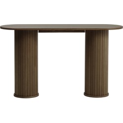 Giga Living  Sidetable Donker Eikenhout - 130x40x75cm - Nola