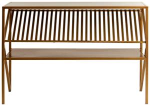 Light & Living Light&living Side table 120x40x80 cm EZRA glas smoke+antiek brons