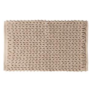 5five dikke kabels Badmat - beige - 50 x 75 cm - Badkamer kleedjes -