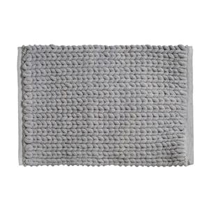 5five dikke kabels Badmat - betongrijs - 50 x 75 cm - Badkamer kleedje -