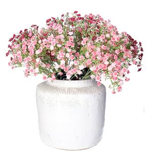 Countryfield Bloemenvaas pot Gayle - witgroen - L26 x B26 x H24 cm - rustiek - decoratie - interieur -