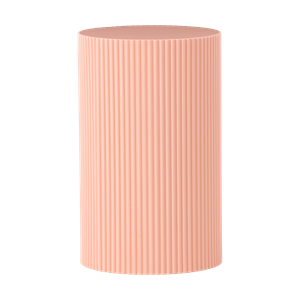 Nest living Asa houten bijzettafel zacht roze - Ø 31 cm