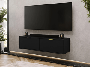 Mobistoxx Tv-meubel KAIZEN 2 deuren 140 cm zwart