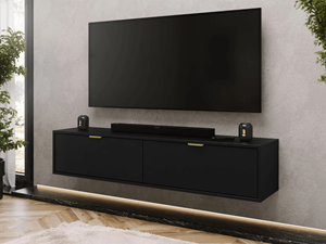 Mobistoxx Tv-meubel KAIZEN 2 deuren 175 cm zwart
