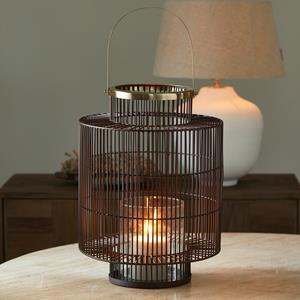 Rivièra Maison Windlicht Yuni 49cm - Bruin