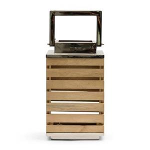 Rivièra Maison Windlicht Austin Mangohout, 35cm - Naturel