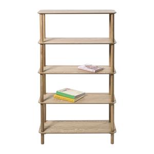 Xenos Boekenkast Scandi - naturel - 140x80x30 cm