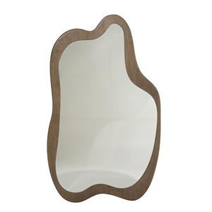 By-Boo Organische Spiegel Laban Rubberhout, 180 x 110cm - Natuurlijk