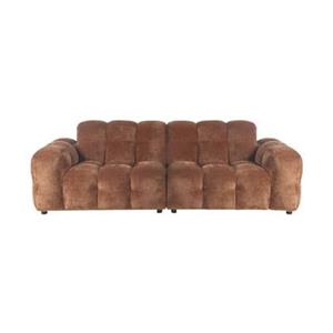 Dutchbone 3-zits Bank Hackman Velvet - Cognac
