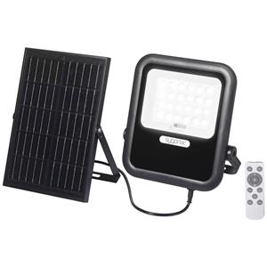 Sygonix SY-6313012 Wandspot op zonne-energie 10 W Warmwit Zwart