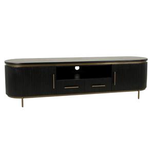 Tower Living TV-meubel Rivello Mangohout, 200cm - Zwart