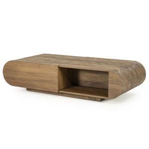 Eleonora Salontafel King Mangohout, 130 x 60cm - Bruin