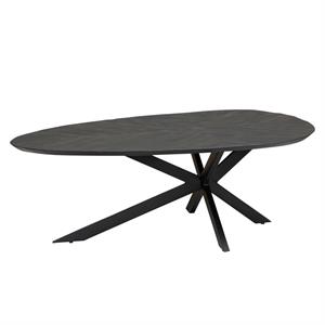 Tower Living Organische Salontafel Pianella Mangohout, 130 x 80cm - Zwart