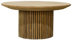 Livingfurn Ronde Salontafel Lausanne Teakhout, 80cm - Bruin