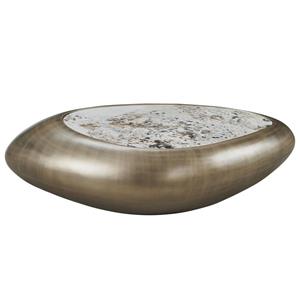 Tower Living Organische Salontafel Castello Keramiek, 116 x 77cm - Goud
