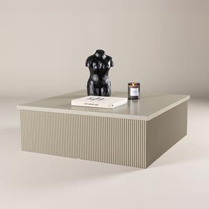 Nohr Vierkante Salontafel Mistina MDF, 90 x 90cm - Beige