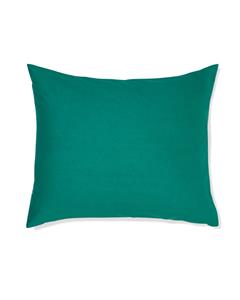 HEMA Kussensloop 60x70cm Zacht Katoen Donkergroen (middengroen)