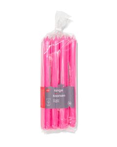 HEMA Lange Huishoudkaarsen Ø2.2x29 - 12 Stuks Donkerroze (donkerroze)