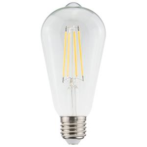 HOFTRONIC™ LED Filament lamp E27 - 9 Watt 1055 Lumen - ST64 Edison - 2700K Warmwit licht - Dimbaar - Helder glas