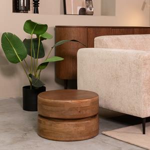 Het Steigerhouthuis LABEL51 Salontafel Milly - Nature - Mangohout - 50 cm