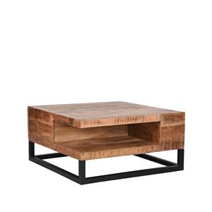 Het Steigerhouthuis LABEL51 Salontafel Cube - Rough - Mangohout - 80 cm