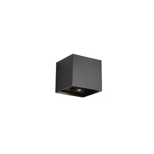 Trio Wandlamp oplaadbaar Genie zwart met sensor R24169632