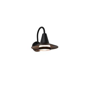 Lutec Zwarte led buitenlamp Swan 5213901012