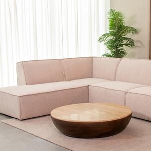 Salontafel Bowl - Espresso - Travertin