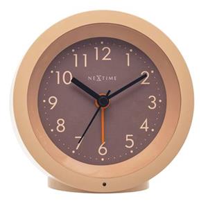 NeXtime  Tafelwekker Ø10,5 cm x 3,6 cm - Stil - Verlichte Wijzerplaat