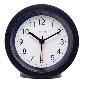 NeXtime  Tafelwekker Ø10,5 cm x 3,6 cm - Stil - Verlichte Wijzerplaat