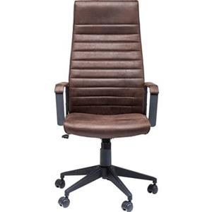 Kare Design Labora High Bureaustoel - Bruin Kunstleer