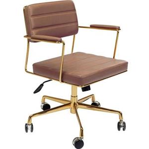 Kare Design Kare Bureaustoel Dottore Bruin