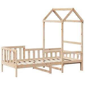 VidaXL Slaapbank met huisje 90x200 cm massief grenenhout