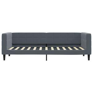 VidaXL Slaapbank 80x200 cm fluweel donkergrijs