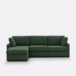 LA REDOUTE INTERIEURS Hoekbank-bed in mêlee polyester, bultex, Timor