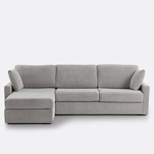 LA REDOUTE INTERIEURS Hoekbank-bed in getextureerde stof, Bultex, Timor