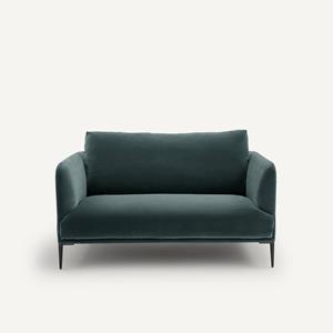 AM.PM Bank in fluweel, 2-zit, Oscar design E. Gallina
