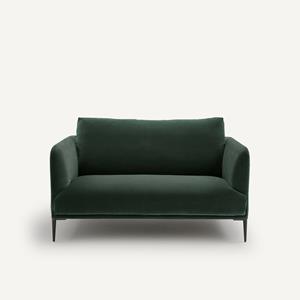 AM.PM Bank in fluweel, 2-zit, Oscar design E. Gallina