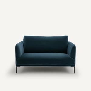 AM.PM Bank in fluweel, 2-zit, Oscar design E. Gallina