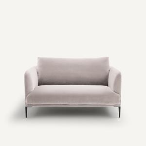 AM.PM Bank in fluweel, 2-zit, Oscar design E. Gallina