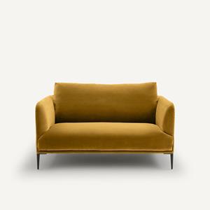 AM.PM Bank in fluweel, 2-zit, Oscar design E. Gallina