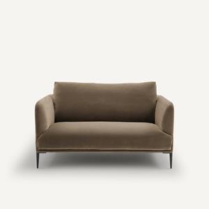 AM.PM Bank in fluweel, 2-zit, Oscar design E. Gallina