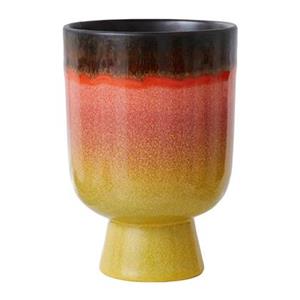 HKLIVING 70's Retro Bloempot - Ø 13 cm - Fig