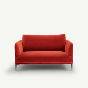 AM.PM Bank in fluweel, 2-zit, Oscar design E. Gallina