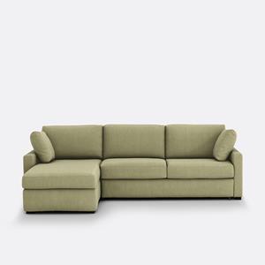 LA REDOUTE INTERIEURS Hoekbankbed katoen/linnen, Bultex, Timor
