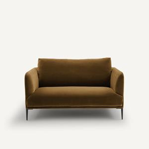 AM.PM Bank in fluweel, 2-zit, Oscar design E. Gallina