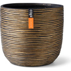 Capi Europe Bloempot bol Rib Gold - 14x13 - Goud