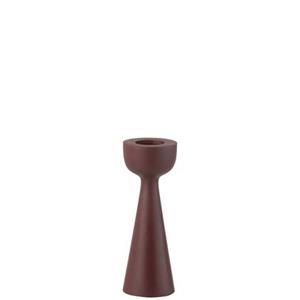 J-Line kaarshouder Cone - aluminium - kastanjebruin - large