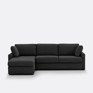 LA REDOUTE INTERIEURS Hoekbank-bed in mêlee polyester, latex, Timor