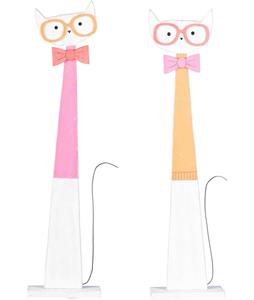 Creativ home Decoratief figuur KATHY met bril (set van 2) (2 stuks)